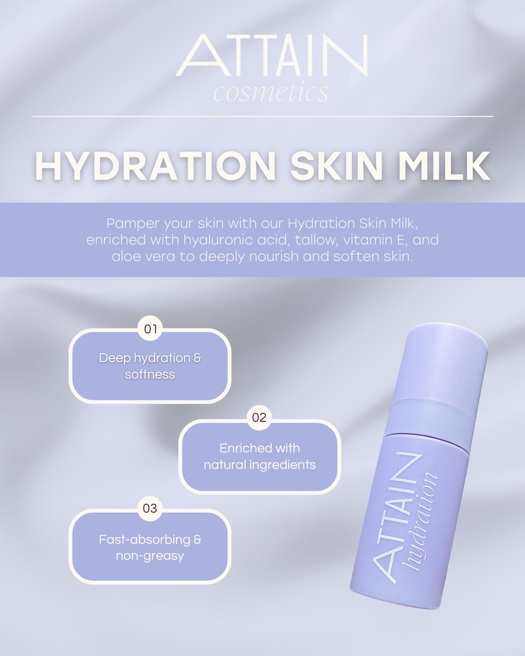 Attain Hydration Skin Milk - Renee Lane Company
