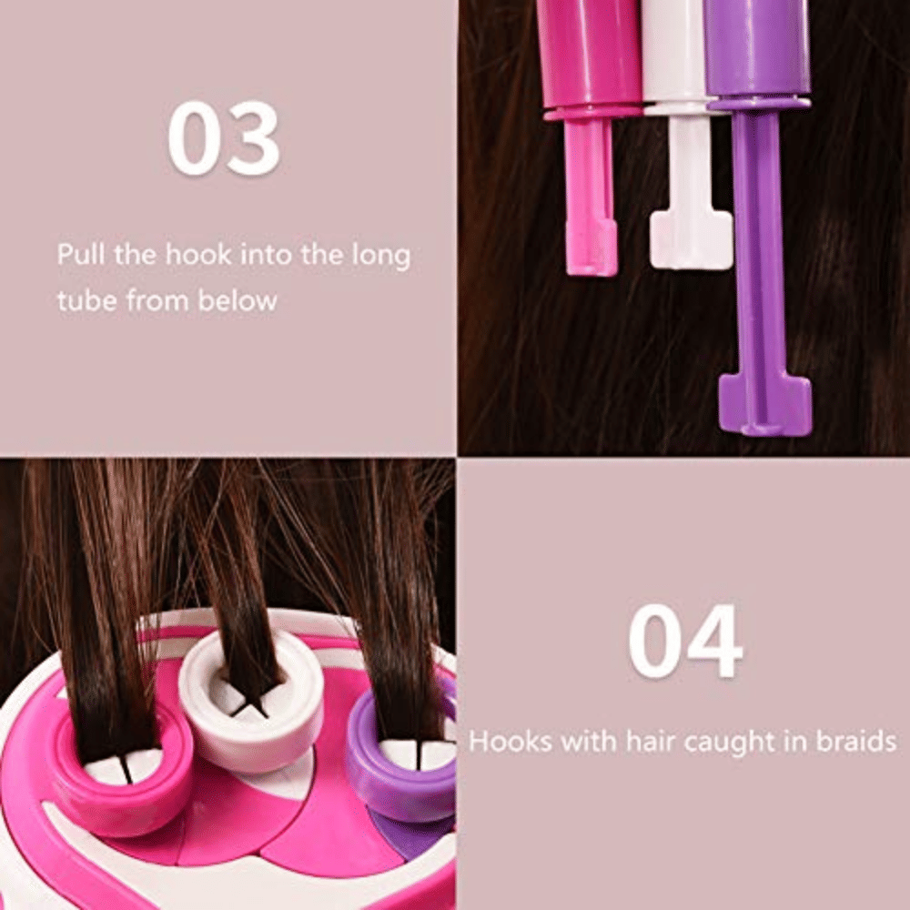 Automatic Hair Braider Electric Hair Curler Machine Hair Styling DIY Quick Twister Tool For Girls Kds - Renee Lane Company
