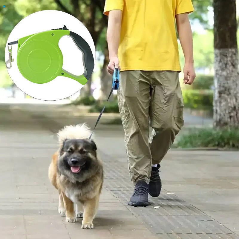 Automatic Retractable Pet Leash For Dogs & Cats; Outdoor Dog Leash - Renee Lane Company