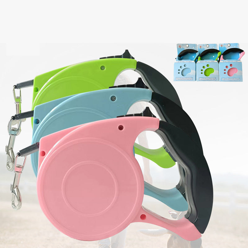 Automatic Retractable Pet Leash For Dogs & Cats; Outdoor Dog Leash - Renee Lane Company