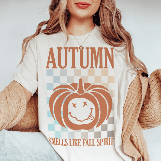 Autumn Smells Like Fall Spirit T-Shirt - Renee Lane Company
