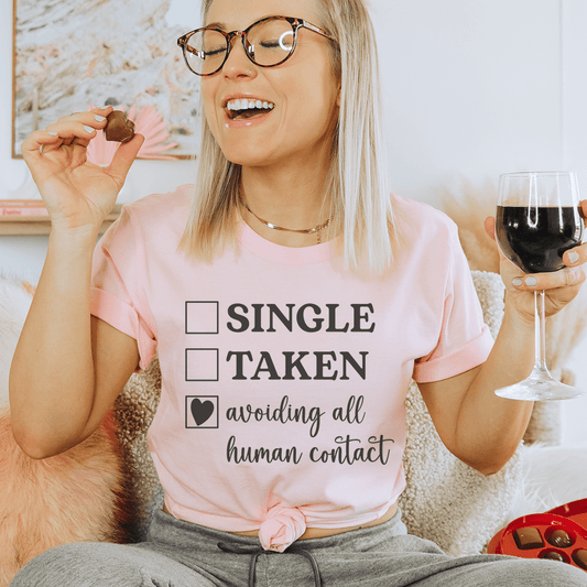Avoiding All Human Contact T-Shirt - Renee Lane Company
