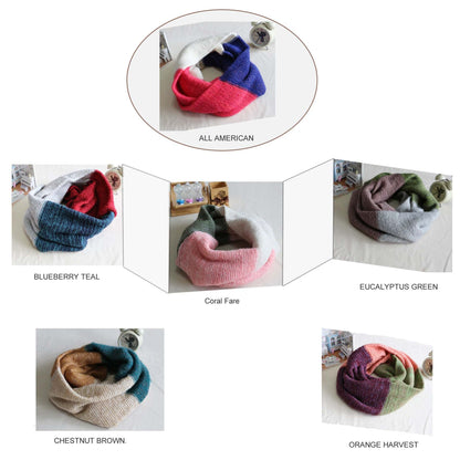 Awesome Hues TRI Color Infinity Scarves - Renee Lane Company