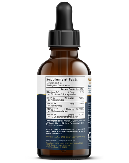 B-12 Drops - Bioactive B12 Methylcobalamin - Renee Lane Company