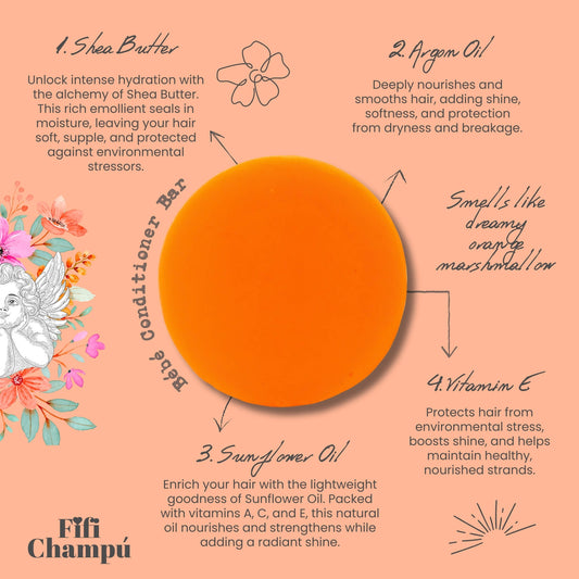 Bébé Conditioner Bar: Lightweight Moisture for Fine Hair and Sensitive Scalps - Renee Lane Company