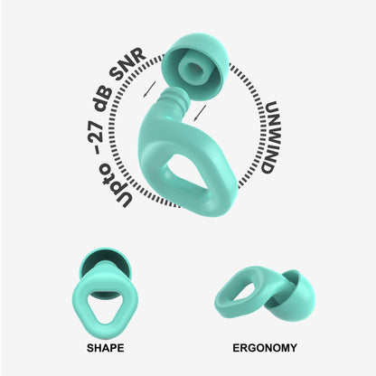 ZENZ - Unwind Earplugs - Mossy Mint