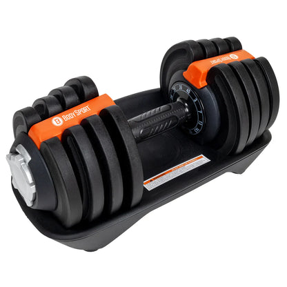 BodySport Adjustable Dumbbell 40 LBS Pair - Renee Lane Company