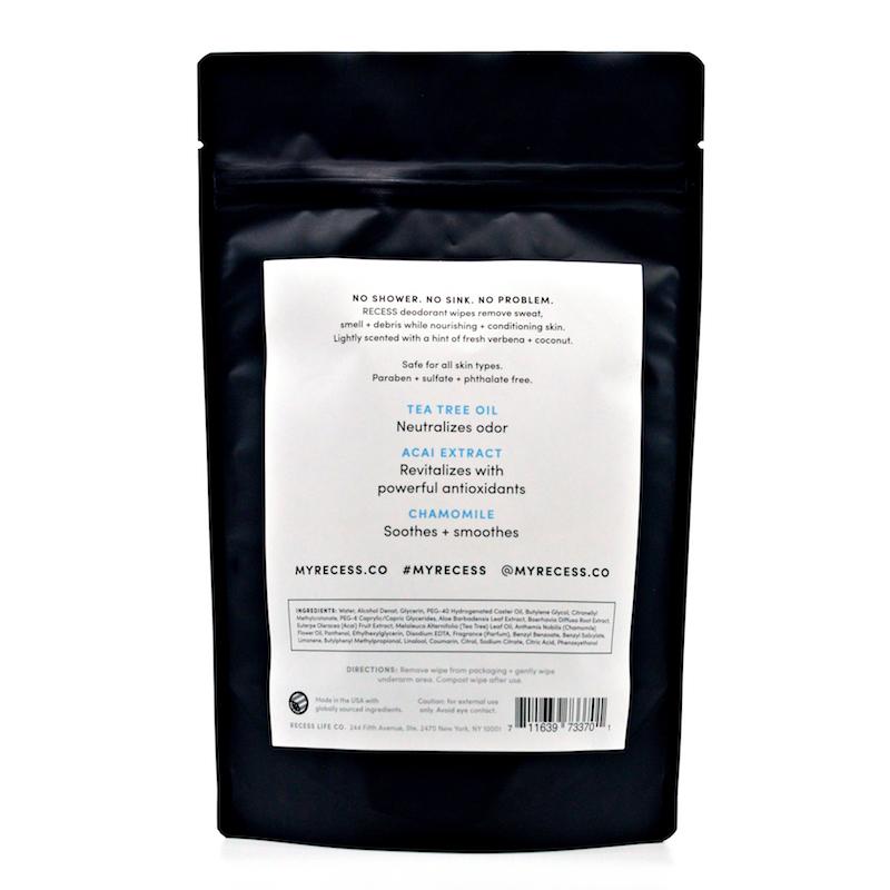 BODY 101: Deodorant Wipes (Pack of 15) - Renee Lane Company
