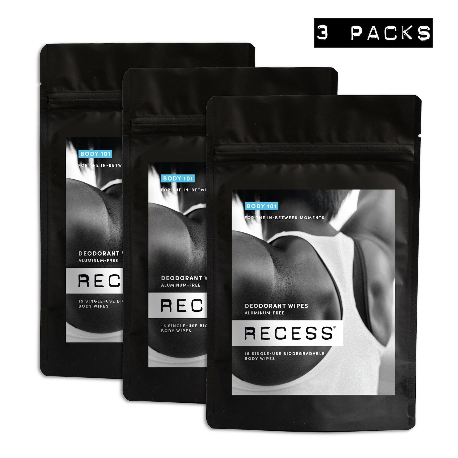 BODY 101: Deodorant Wipes (Pack of 15) - Renee Lane Company