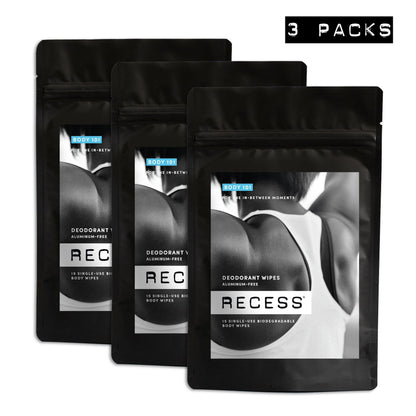 BODY 101: Deodorant Wipes (Pack of 15) - Renee Lane Company