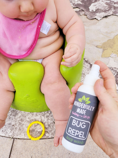 BUG REPEL- Deep woods bug spray | tick repel | mosquito repellant | natural essential oils | organic | non-toxic | deet free bug spray - Renee Lane Company