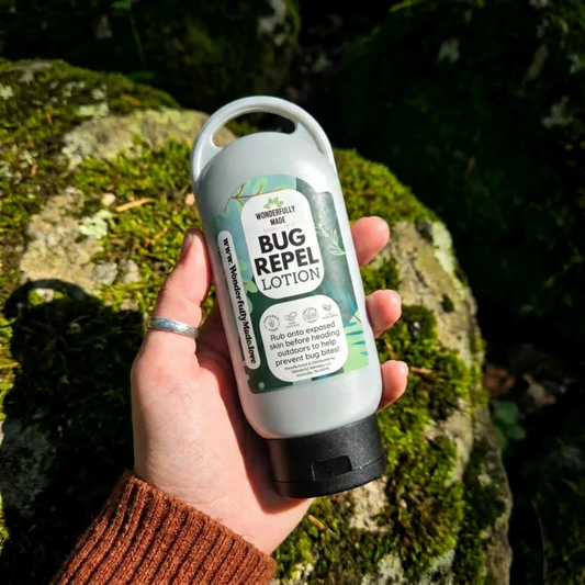 BUG REPEL LOTION | organic | natural preservative | No Parabens | Essential Oil scented - Renee Lane Company