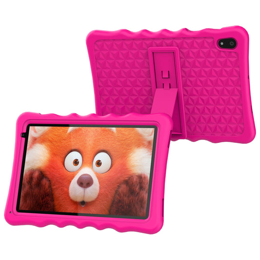 BYYBUO Kids Tablet 10.1 inch Android 13 Tablet for Kids 4GB RAM 32GB ROM 5000mAh Battery Toddler Tablets with Bluetooth WiFi Parental Control Dual Camera Shockproof Case (Pink) - Renee Lane Company