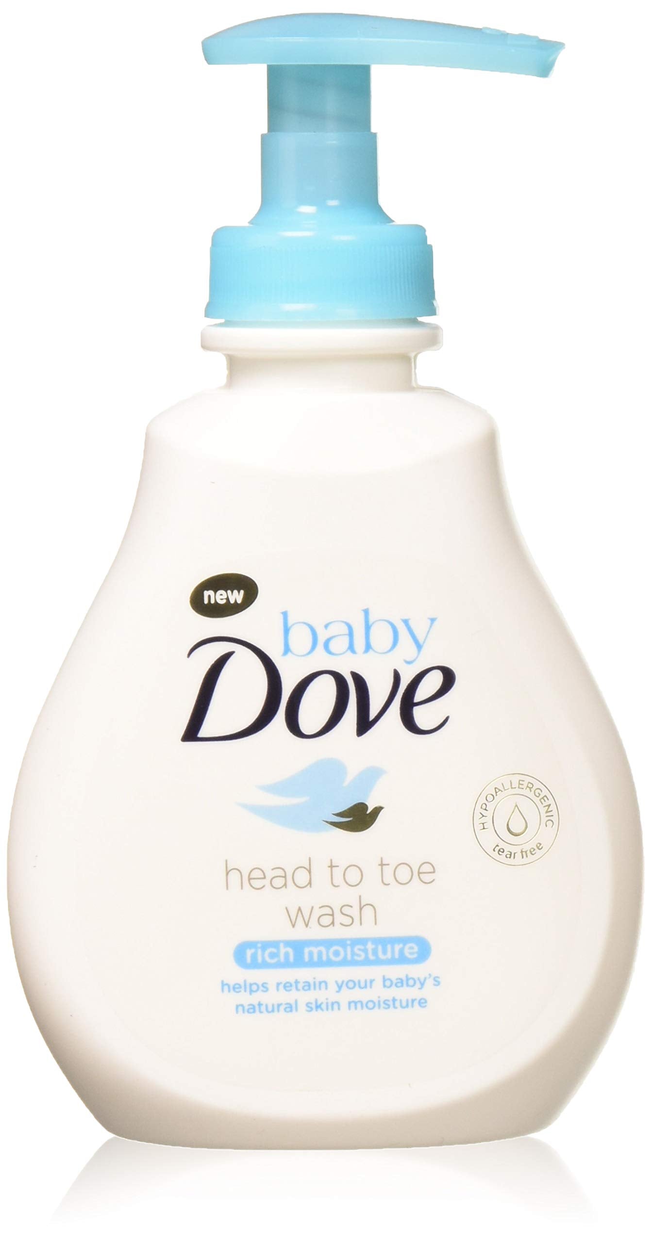 Baby Dove Head to Toe Wash Rich Moisture 6.76 Ounce (Pack of 6) - Renee Lane Company