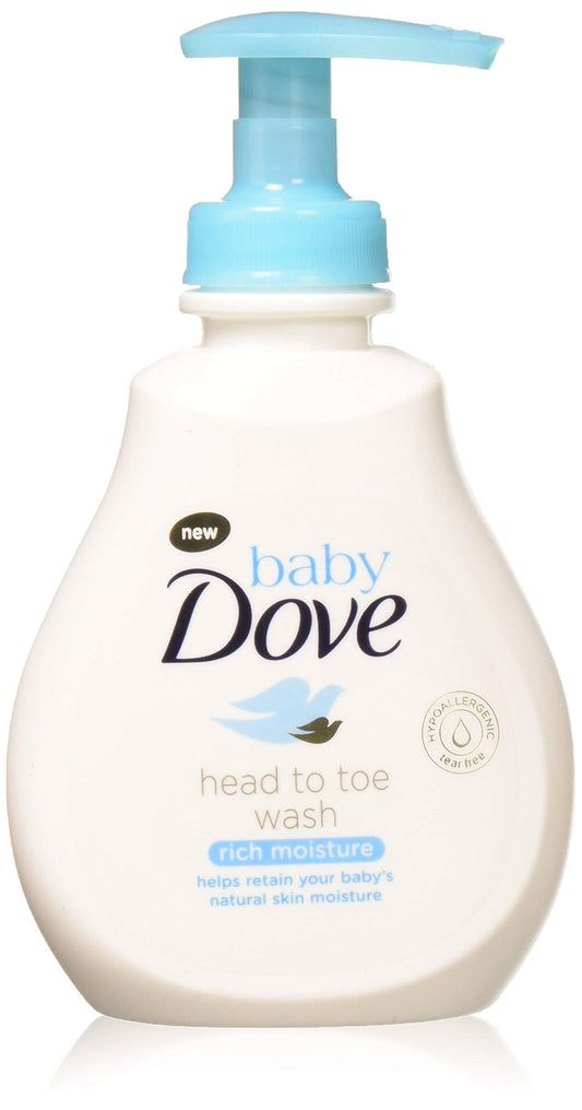Baby Dove Head to Toe Wash Rich Moisture 6.76 Ounce (Pack of 6) - Renee Lane Company