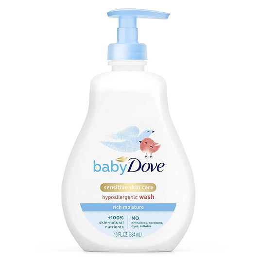 Baby Dove Tip to Toe Wash Rich Moisture - 13 oz Pack of 5 - Renee Lane Company