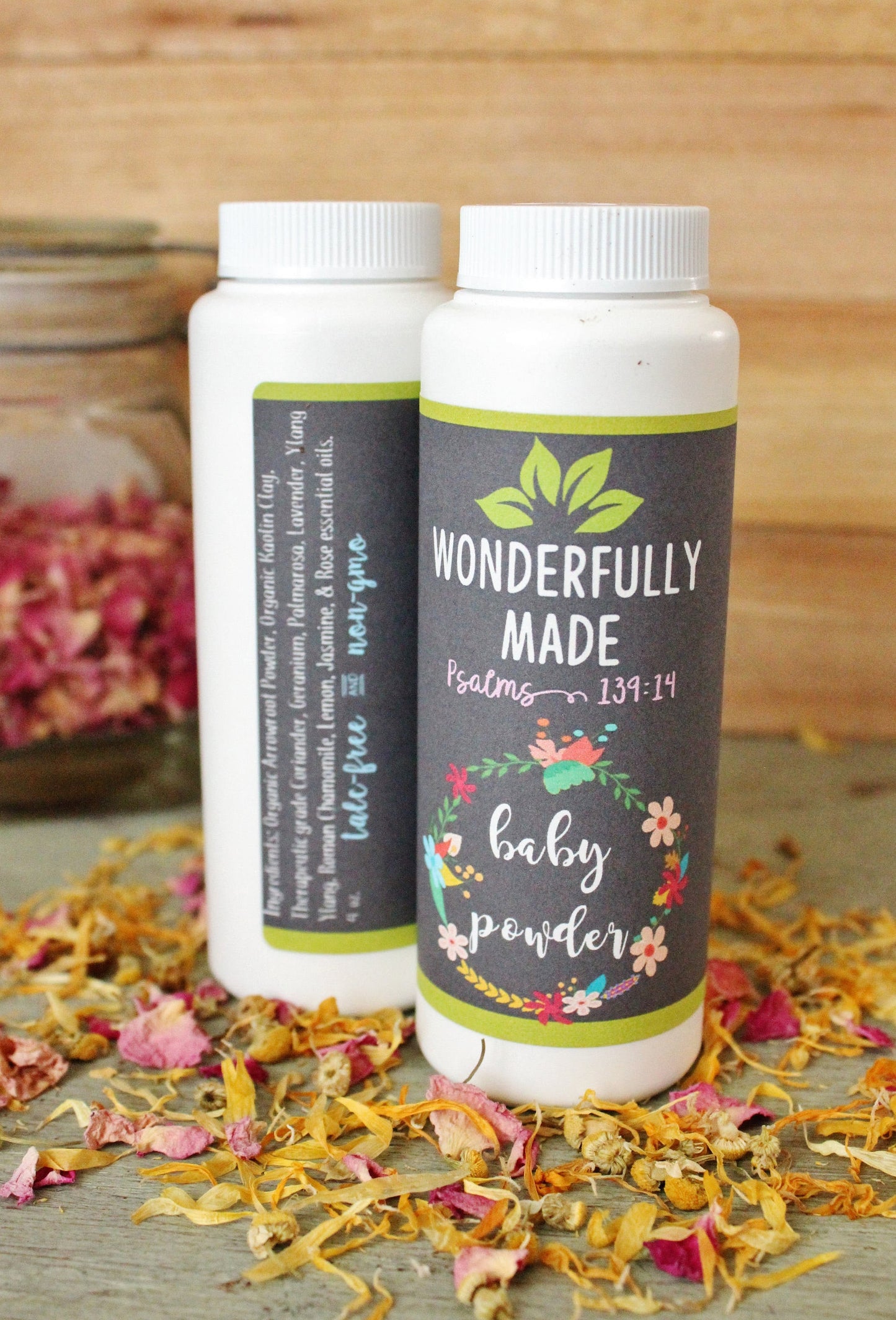 Baby Powder Organic | Natural Baby Products | Talc-Free | Baby Shower Gift | Organic Baby Care | Body Rash Relief | Gift for new mom expect - Renee Lane Company