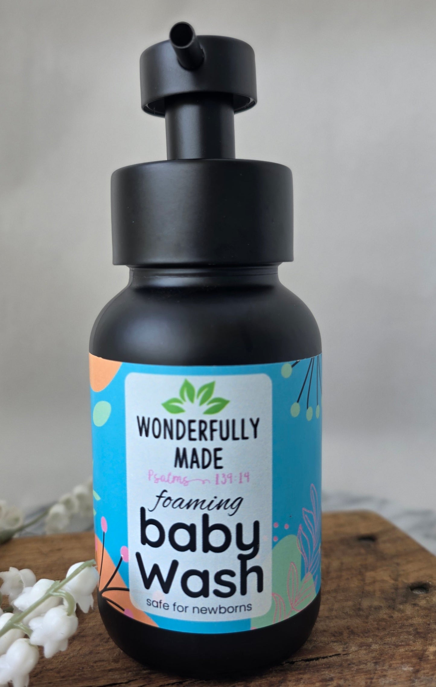 Baby Wash | Organic Foaming | Safe for Newborn Sensitive Skin | Herbal Healing - Renee Lane Company