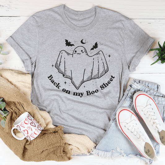 Back On My Boo Sheet T-Shirt - Renee Lane Company