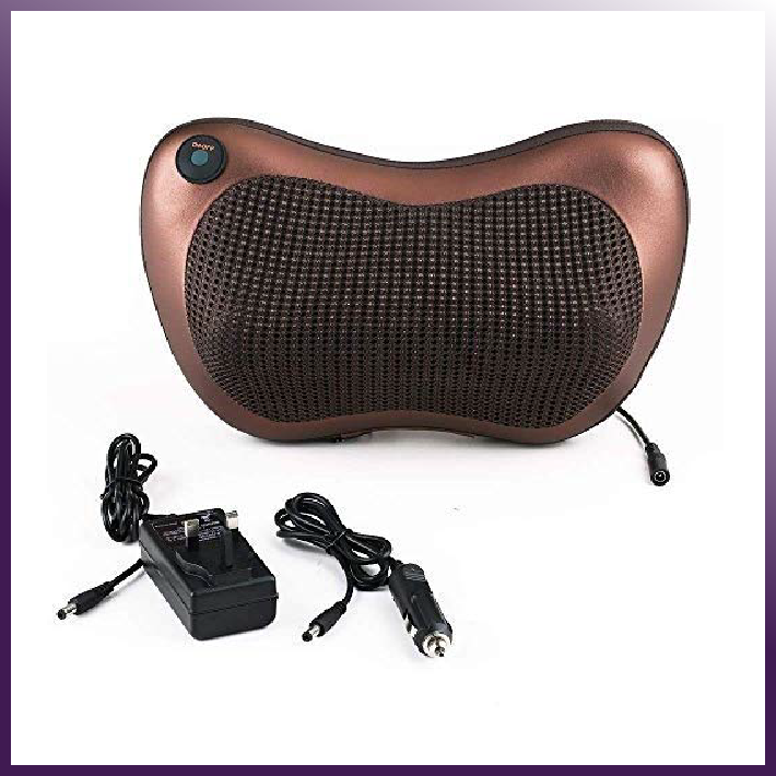 Back and Neck Massage Pillow w/Heat - Renee Lane Company