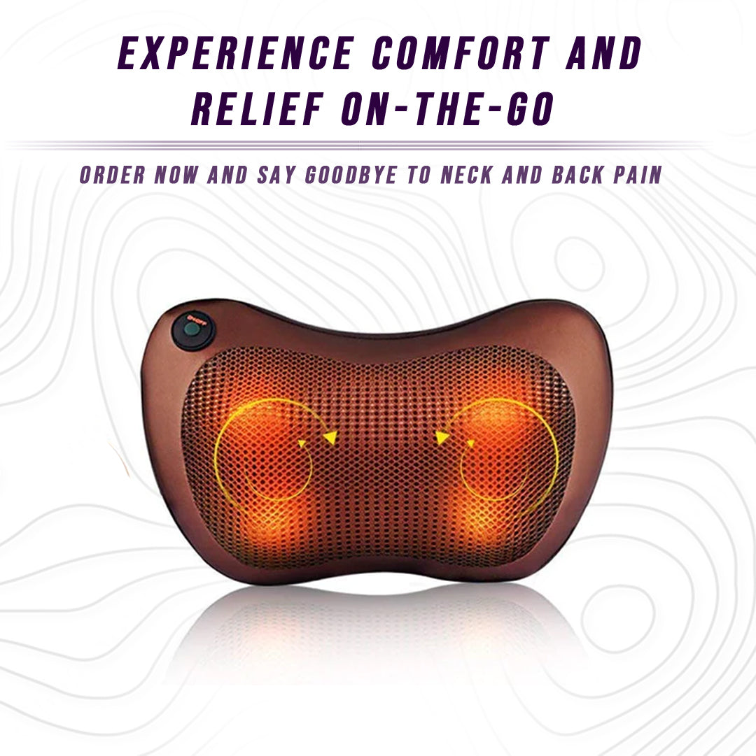 Back and Neck Massage Pillow w/Heat - Renee Lane Company