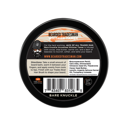 Bare Knuckle - Unscented Grit - Whisker Tamer - Renee Lane Company
