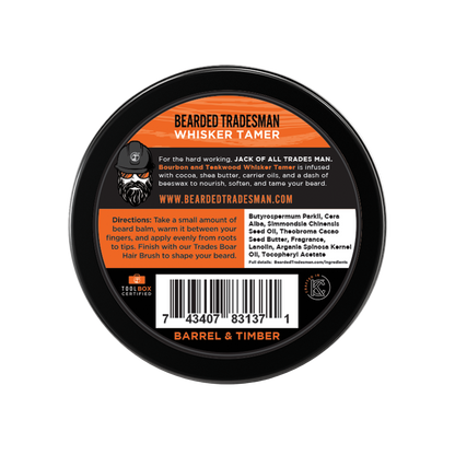 Barrel & Timber – Bourbon & Teakwood  - Whisker Tamer - Renee Lane Company