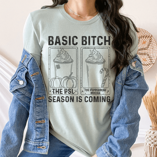 Basic B Season Is Coming T-Shirt - Renee Lane Company
