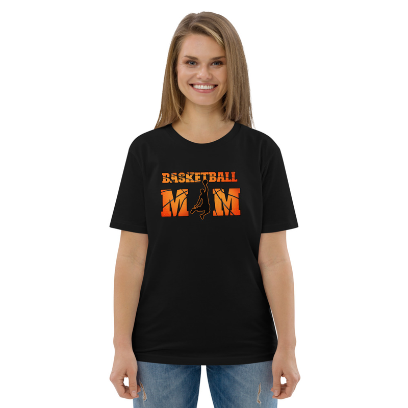Basketball Mom Unisex Organic Cotton T-shirt - Renee Lane Company