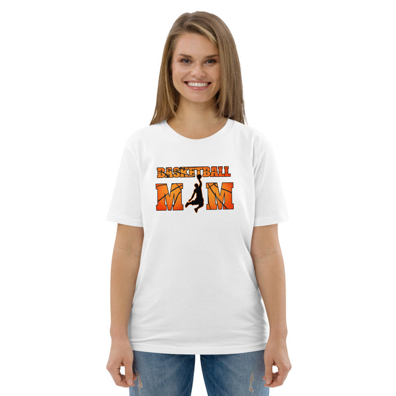 Basketball Mom Unisex Organic Cotton T-shirt - Renee Lane Company