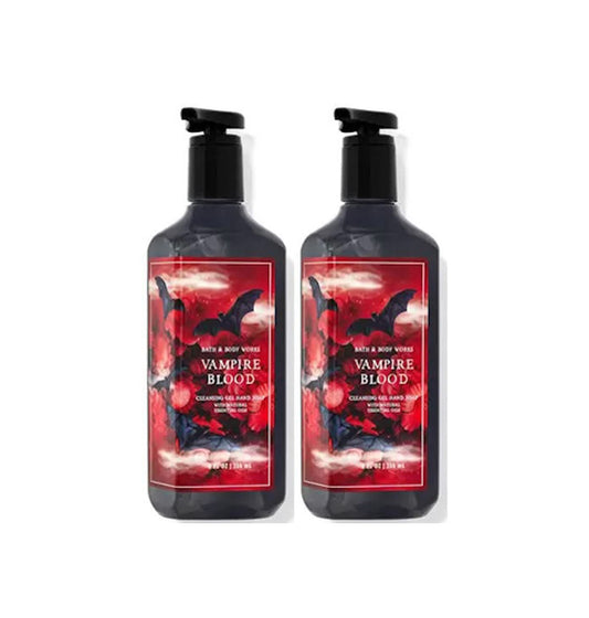 Bath & Body Works Vampire Blood Cleansing Gel Hand Soap 2 Pack 8 oz. (Vampire Blood) - Renee Lane Company