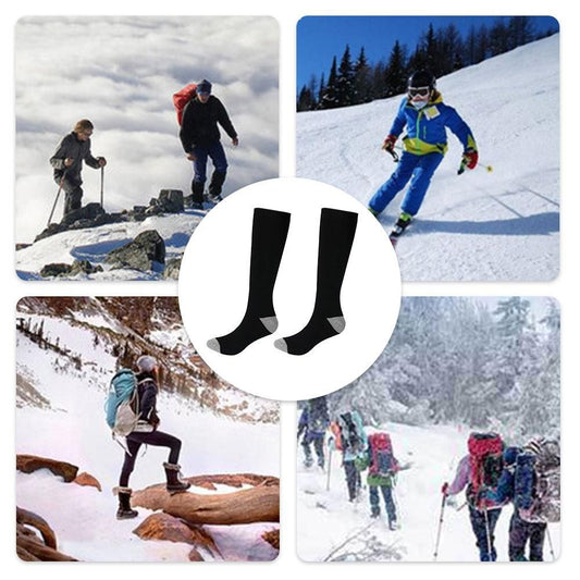 Battery Heated Socks Rechargeable Thermal Warming Socks Winter Skiing - Renee Lane Company