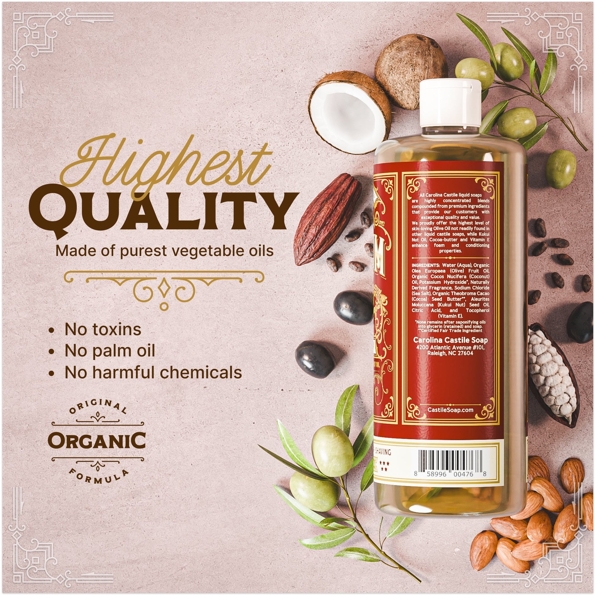 Bay Rum Castile Soap - Renee Lane Company