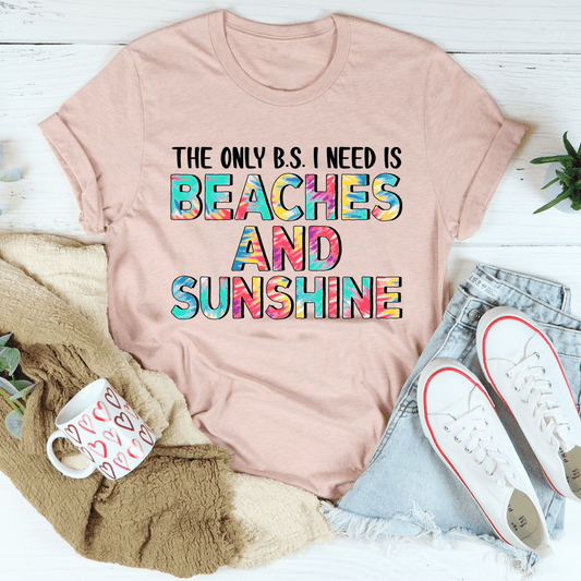 Beaches And Sunshine T-Shirt - Renee Lane Company
