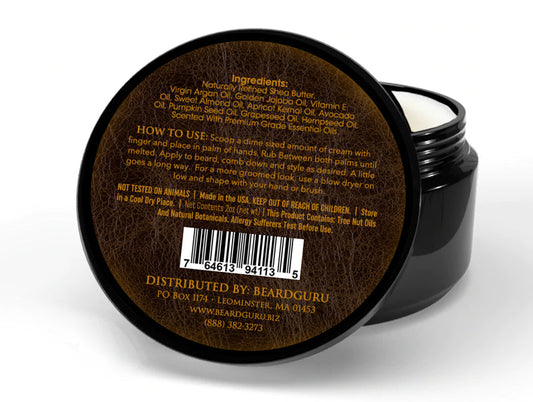 BeardGuru Old Leather Beard  Cream - Renee Lane Company