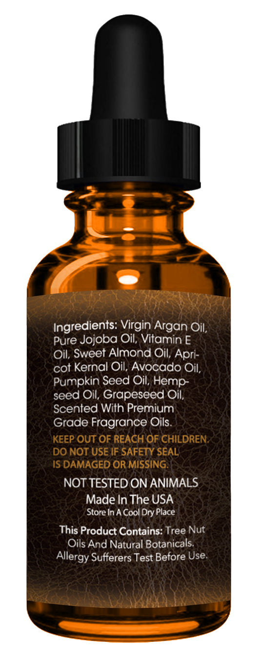 BeardGuru Old Leather Beard Oil - Renee Lane Company
