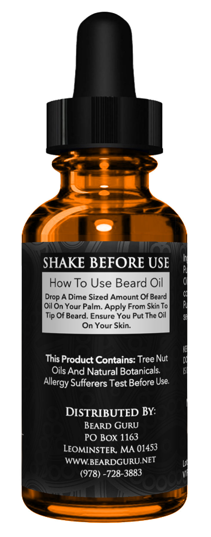 BeardGuru Premium Beard Oil: Unscented - Renee Lane Company