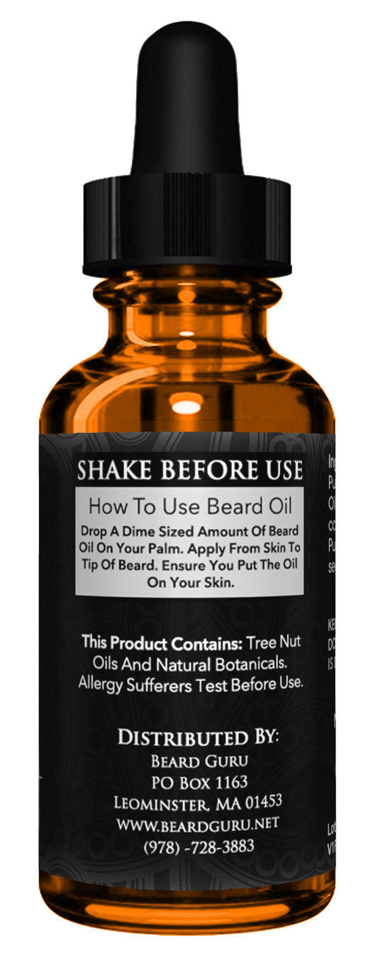 BeardGuru Premium Beard Oil: Unscented - Renee Lane Company