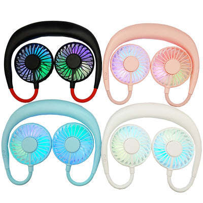 Beat The Heat Double Cool Cordless Breezy Mini Collar Fan - Renee Lane Company