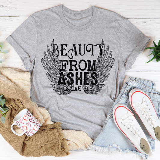 Beauty From Ashes Isaiah 61:3 T-Shirt - Renee Lane Company