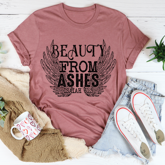 Beauty From Ashes Isaiah 61:3 T-Shirt - Renee Lane Company