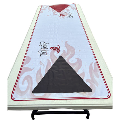 Beer Pong Table Mat Drinking Game - Strip Beer Pong - Renee Lane Company