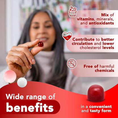 Beet Root Extreme Gummies with CoQ10, 60 Count - Renee Lane Company
