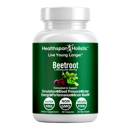 Organic Beetroot Supplement 60 Capsules