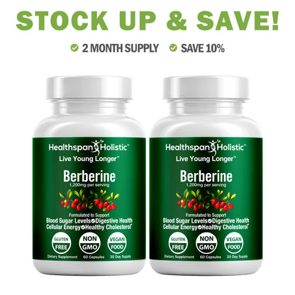 Berberine 60 Capsules - Renee Lane Company