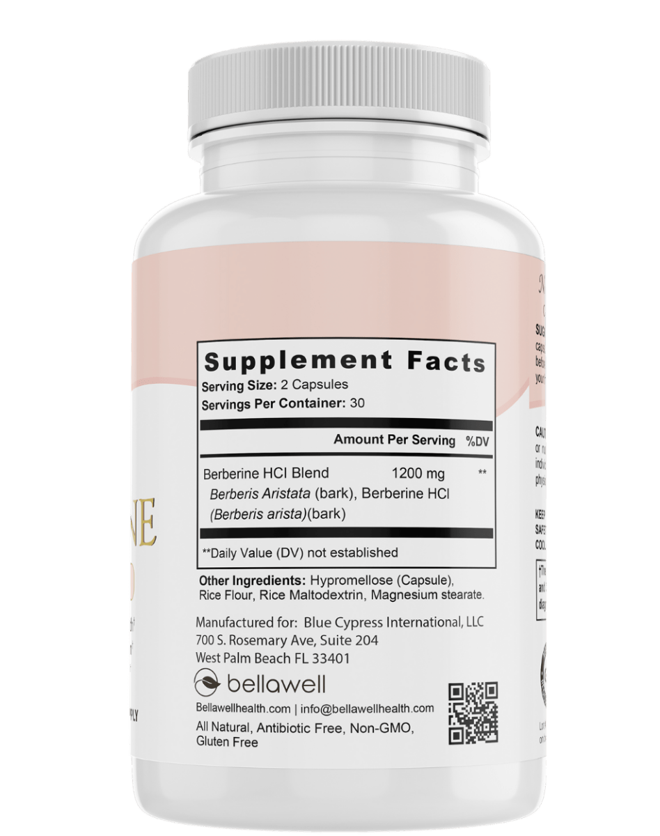 Berberine - Harness the Power of Nature by Bellawell - Renee Lane Company