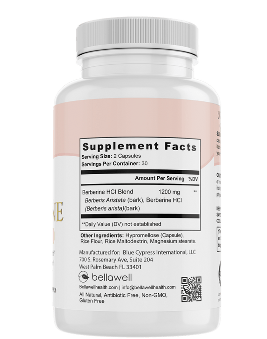 Berberine - Harness the Power of Nature by Bellawell - Renee Lane Company
