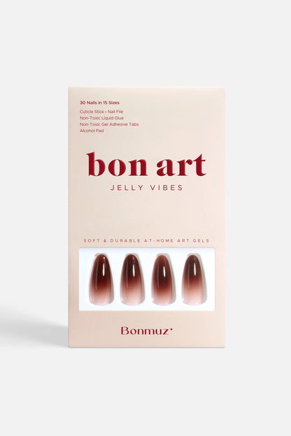 Berry Cocoa Drip | Soft & Durable Press-On Nails - Renee Lane Company
