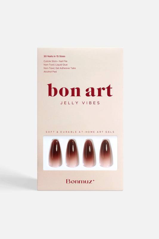 Berry Cocoa Drip | Soft & Durable Press-On Nails - Renee Lane Company