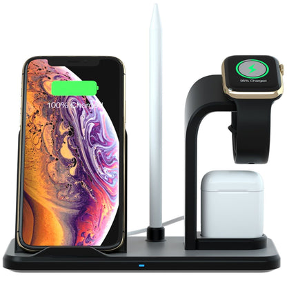 Besegad 4 in 1 Assemable Fast Wireless Charging Stand Dock Station for iPhone XS Max Apple Pencil iWatch Series 1 2 3 4 Airpods - Renee Lane Company